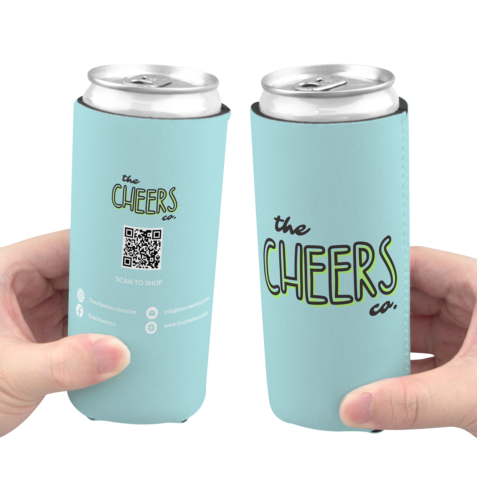 Custom 3mm Neoprene Slim Koozies