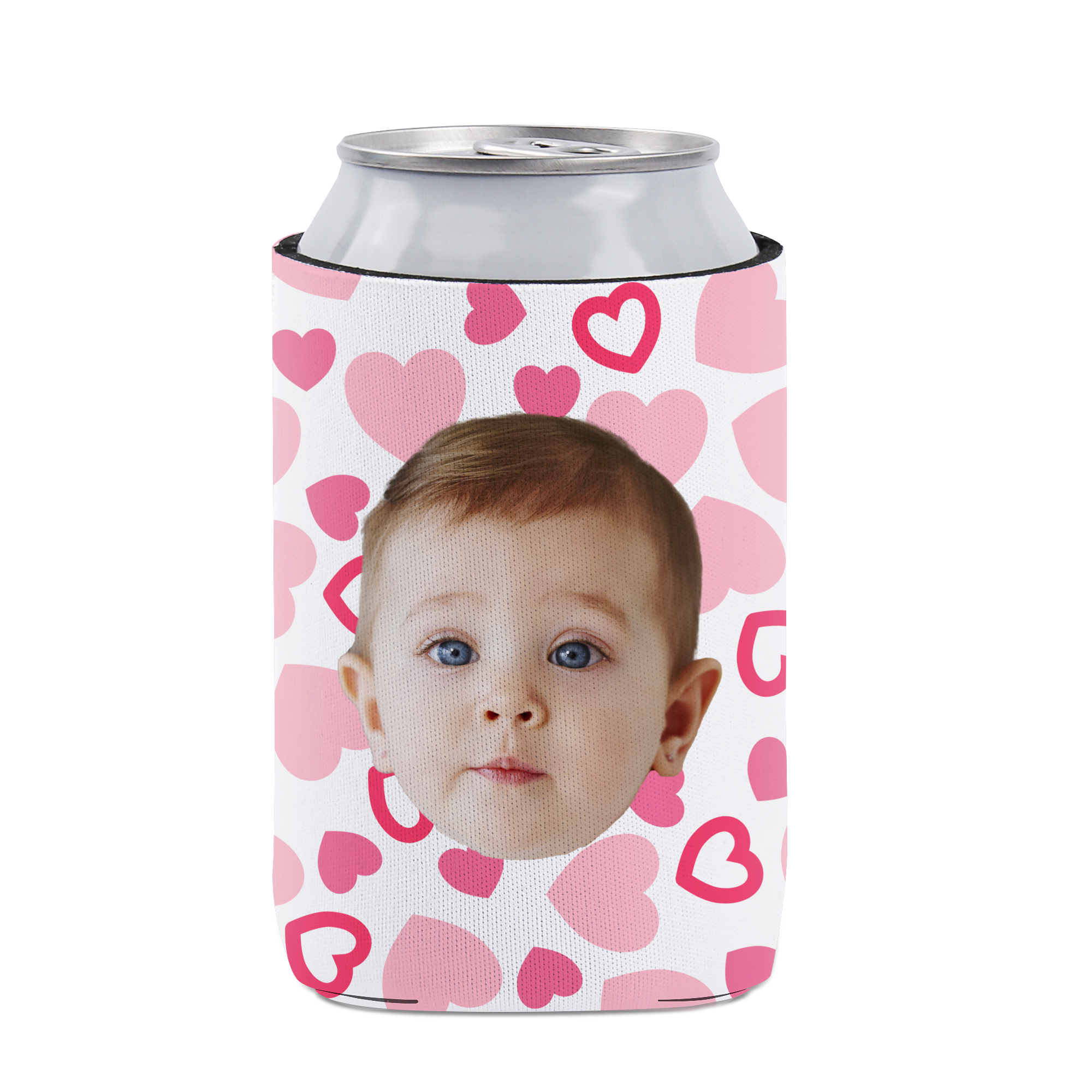 Custom Baby Face Foldable Koozies