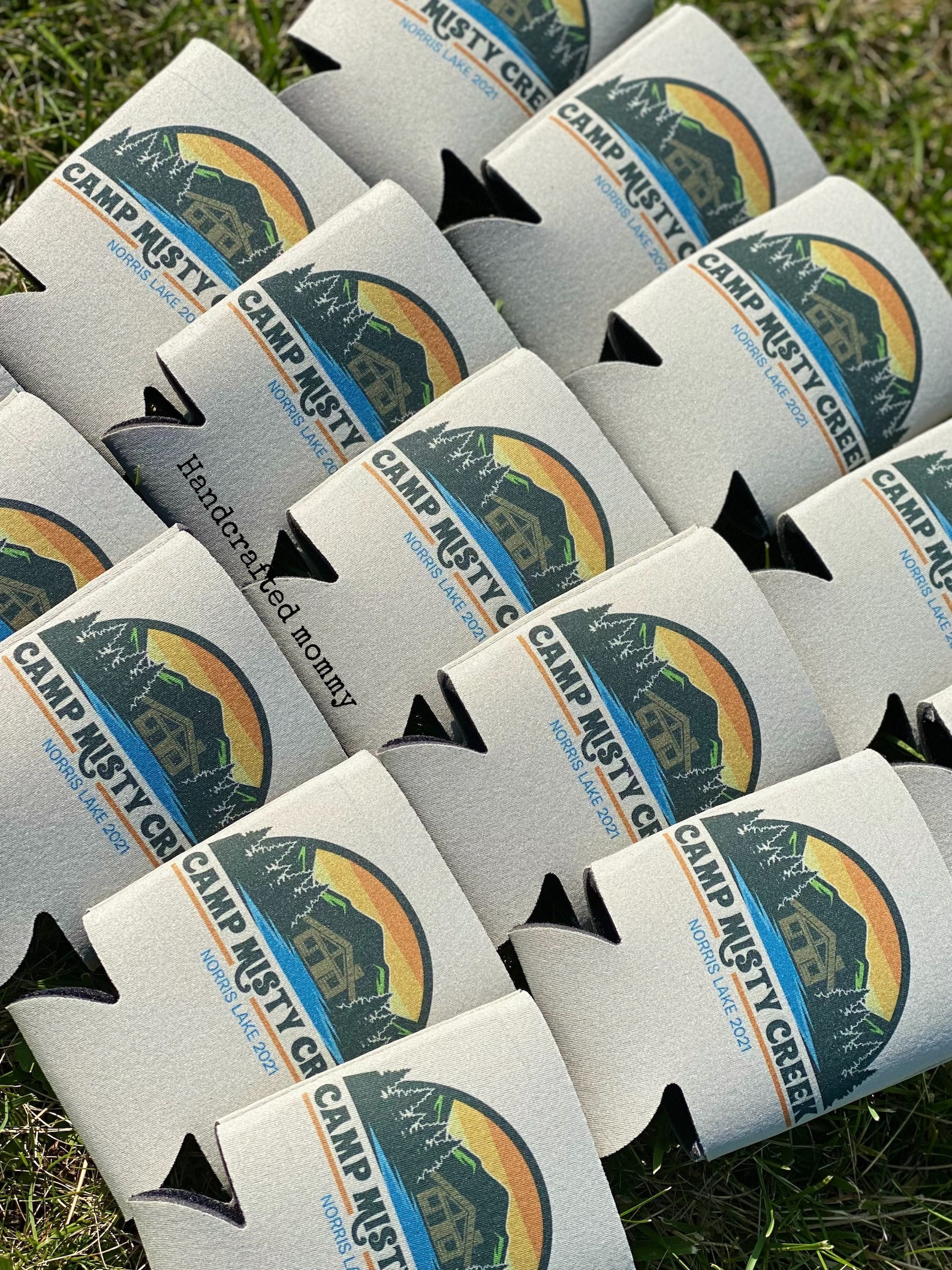 Custom 3mm business Foldable Koozies