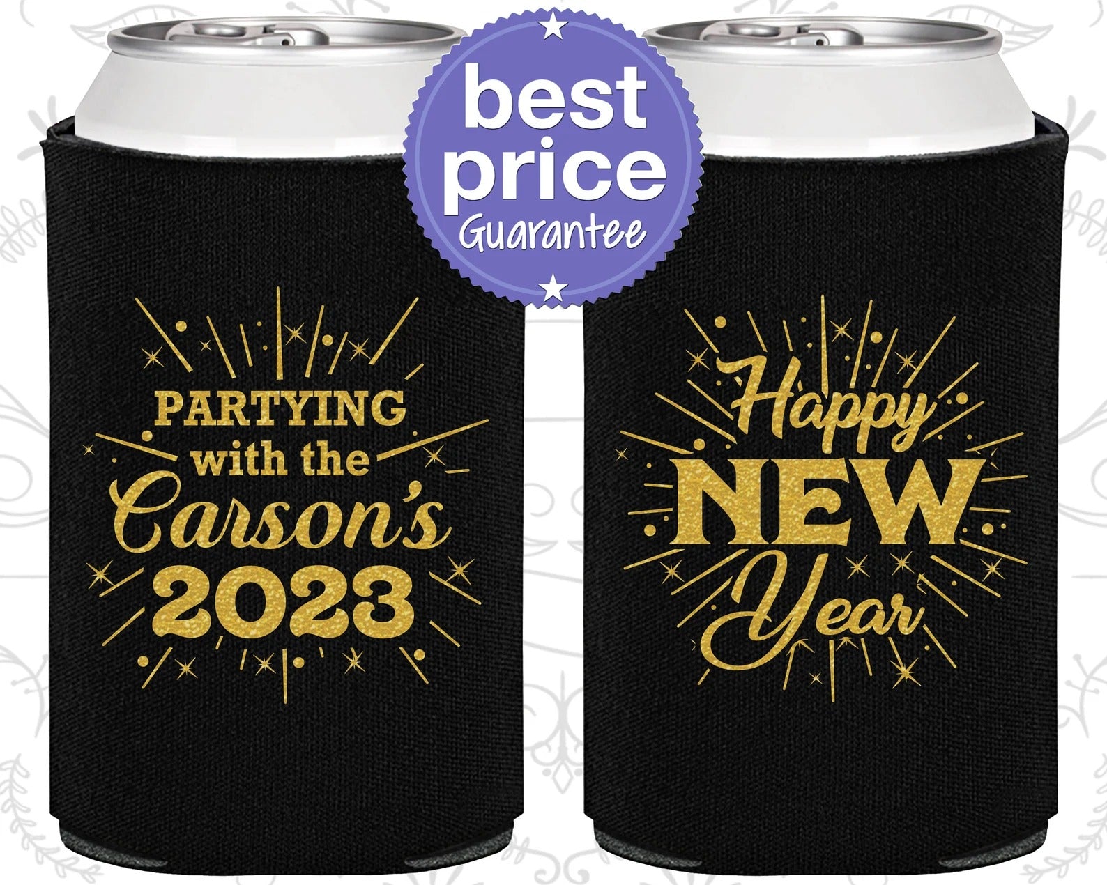 Custom New Year Eve Can Cooler - New Years Eve Gifts, Happy New Year