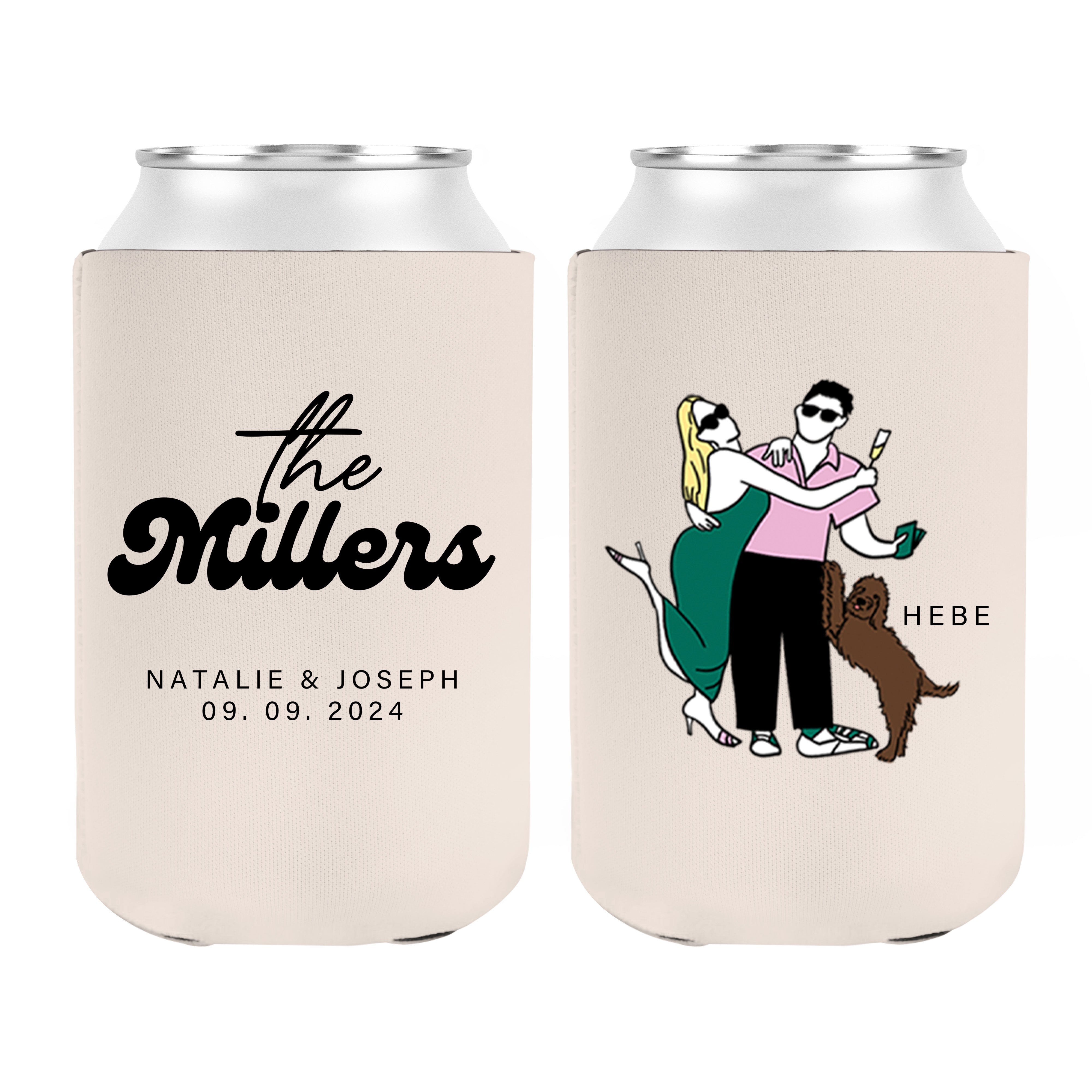 Custom Wedding Can Coolers – Upload Your Own Design, Bulk Wedding Favors for Guests
