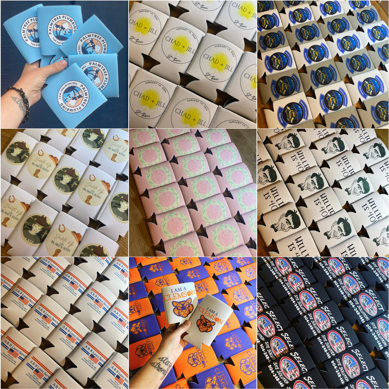 Custom Can Coolers for Businesses