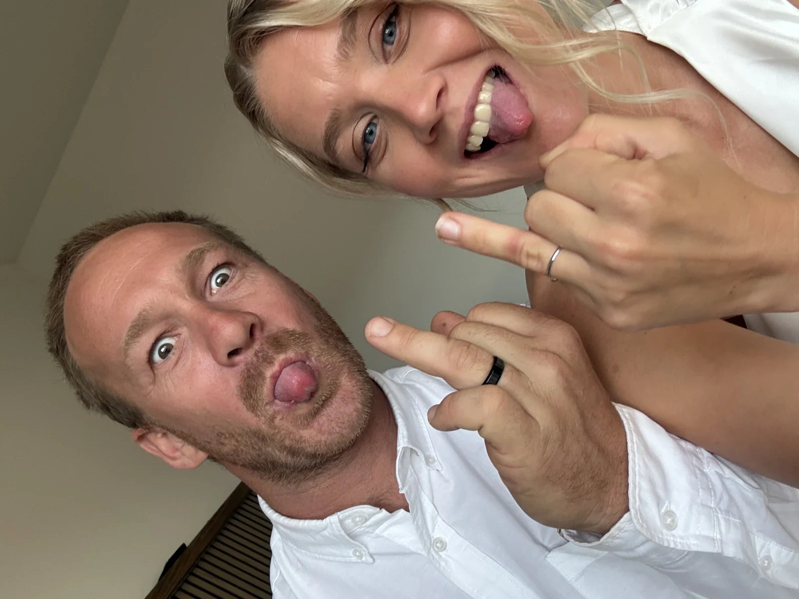 Customer-provided couple selfie used with permission
